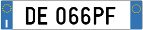 Truck License Plate